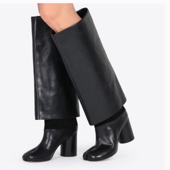 Maison Martin Margiela Shoes - ISO Maison Martin Margiela Black Heeled Boots size 37 or 36.5
